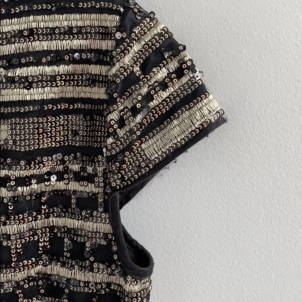 Vince Camuto Beaded Cocktail Dress size 6 - Picture 13 of 14